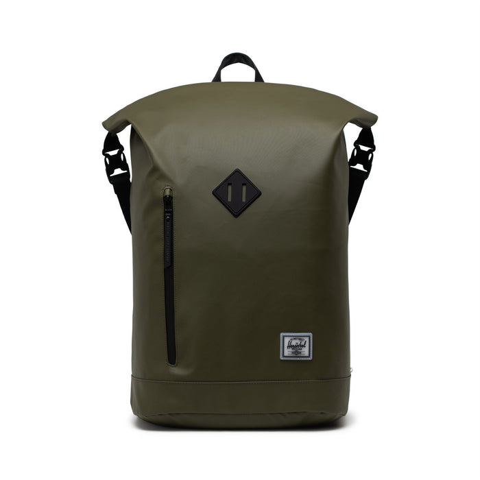Herschel Roll Top Matte TPE Coated Backpack