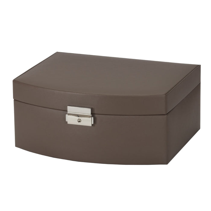 Mele & Co Curved Fronted With Lift-Out Tray Jewellery Case