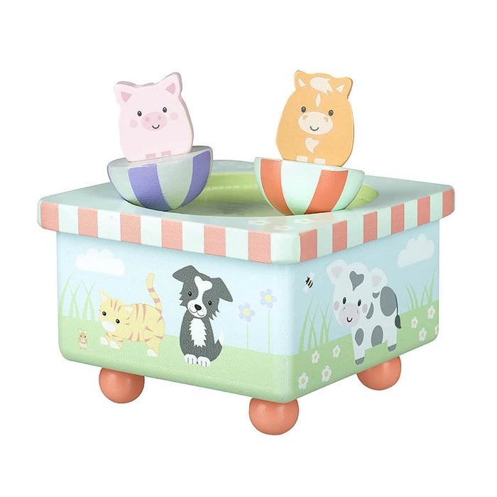 Orange Tree Toys Farmyard Animal Music Box