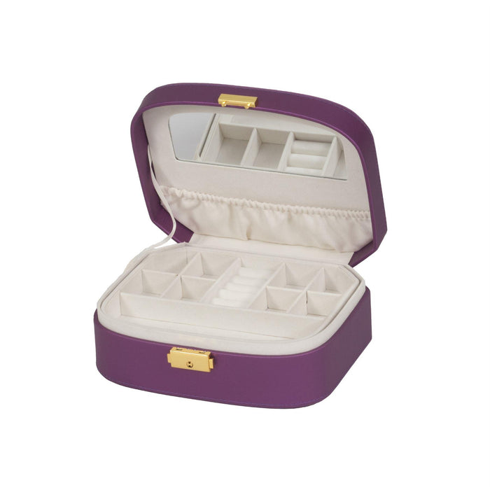 Mele & Co Microfibre Jewellery Box With Lift-Out Tray Jewel Case