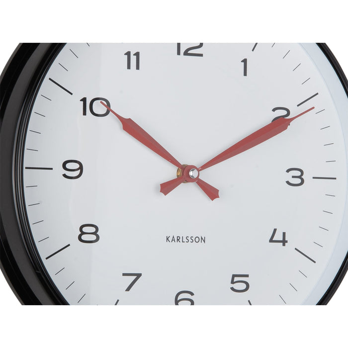 Karlsson Modern Factory Sweep Movement Wall Clock