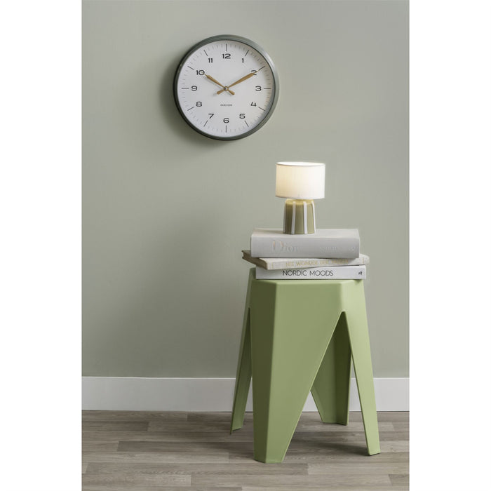Karlsson Modern Factory Sweep Movement Wall Clock