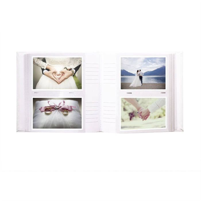 Kenro White Satin Memo Photo Album