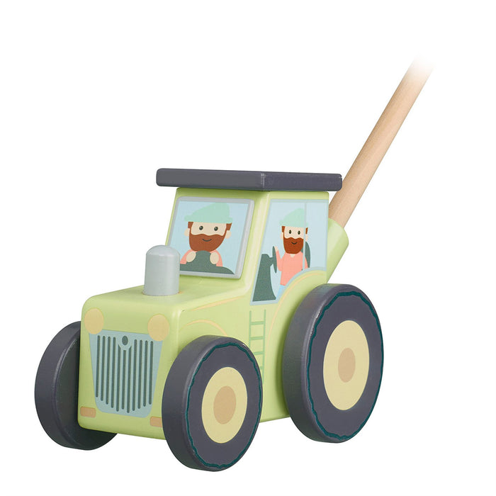 Orange Tree Toys Tractor Push Along