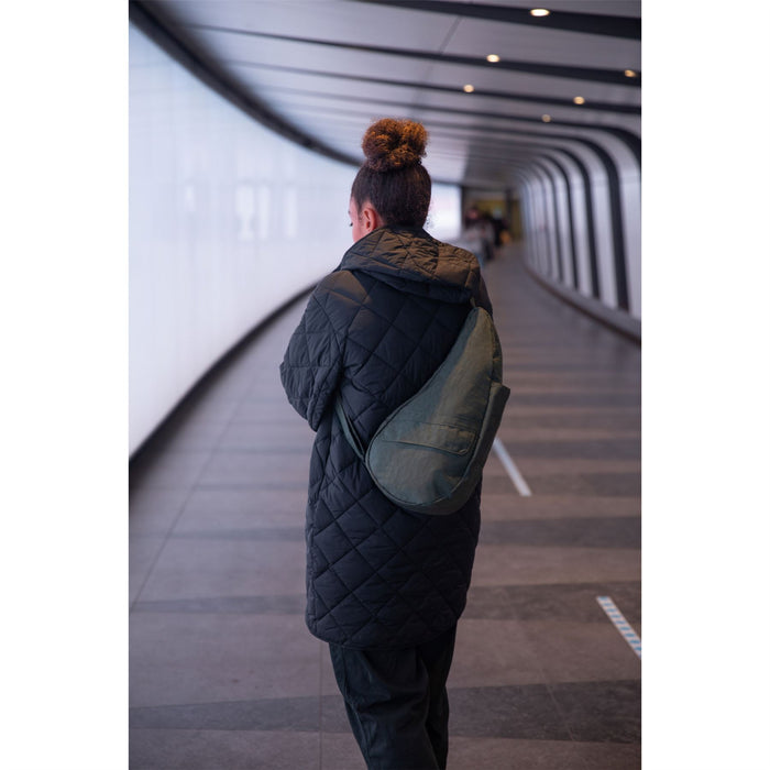 Healthy Back Bag Textured Nylon Small Handbag