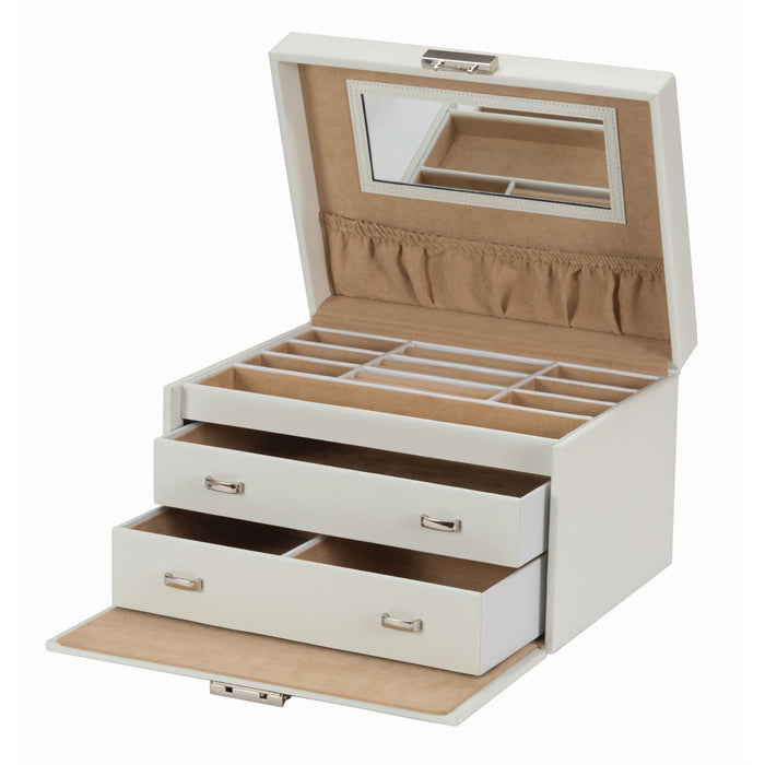 Mele & Co Portable Jewellery Box With Drop Down Front Jewel Case