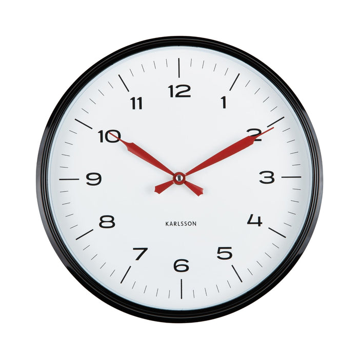 Karlsson Modern Factory Sweep Movement Wall Clock