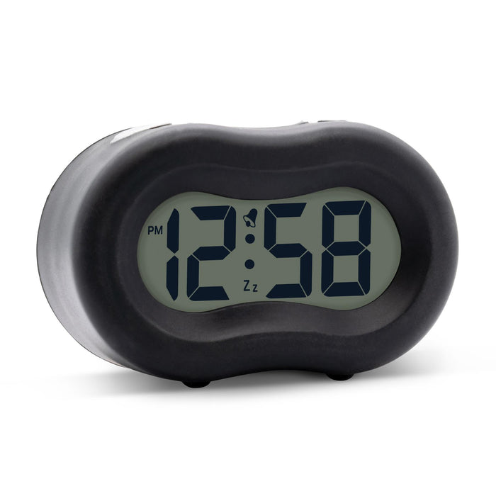 Acctim Vierra Liquorice Black Alarm Clock