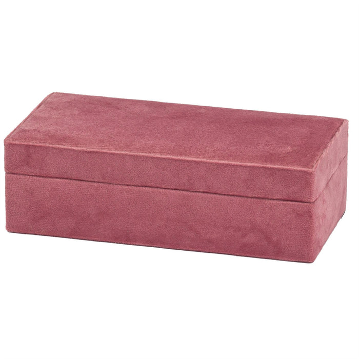 Mele & Co Jewellery Box Rectangular Velveteen Jewel Case