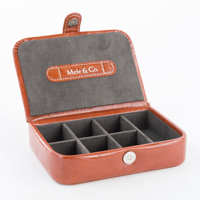 Mele & Co Mason Raffles Gent's Cufflink & Tie Pin Travel Organiser Jewellery Case