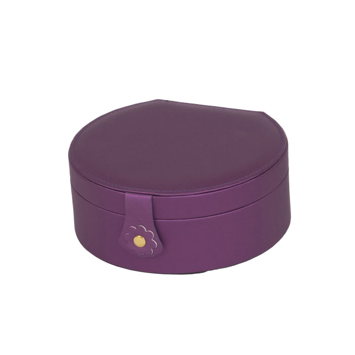 Mele & Co Round Jewellery Box With Daisy Closer Jewel Case