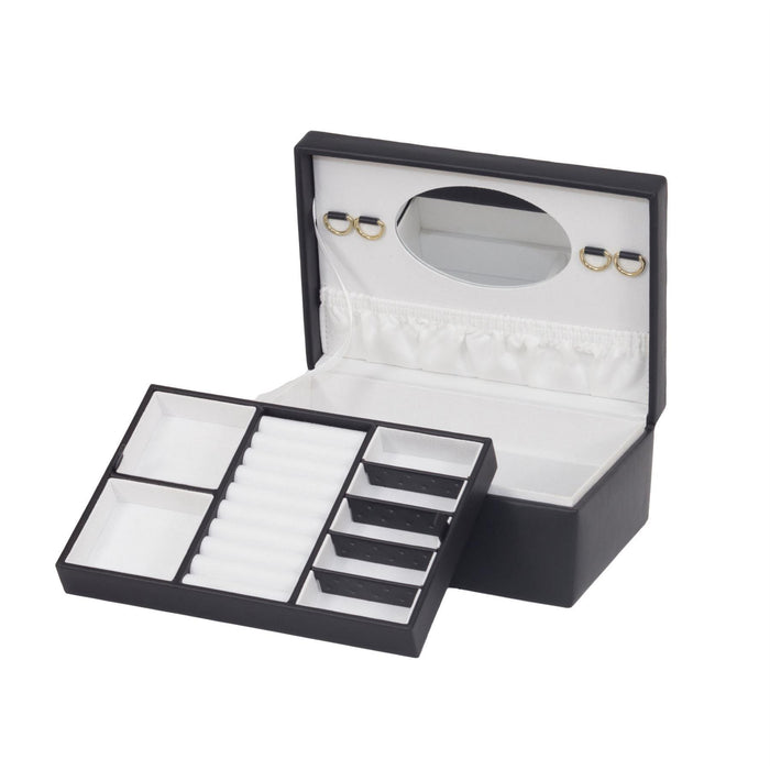 Mele & Co Classic Style Jewellery Box With Lift Out Tray Jewel Case