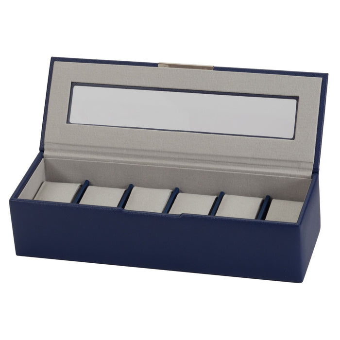 Mele & Co Gent's Watch Box With Glass Viewing Lid Watch Box