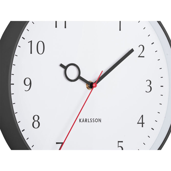 Karlsson Loupe PP Easy To Read Dial 30cm Wall Clock