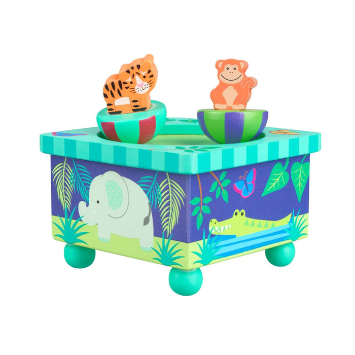 Orange Tree Toys Jungle Animals Music Box