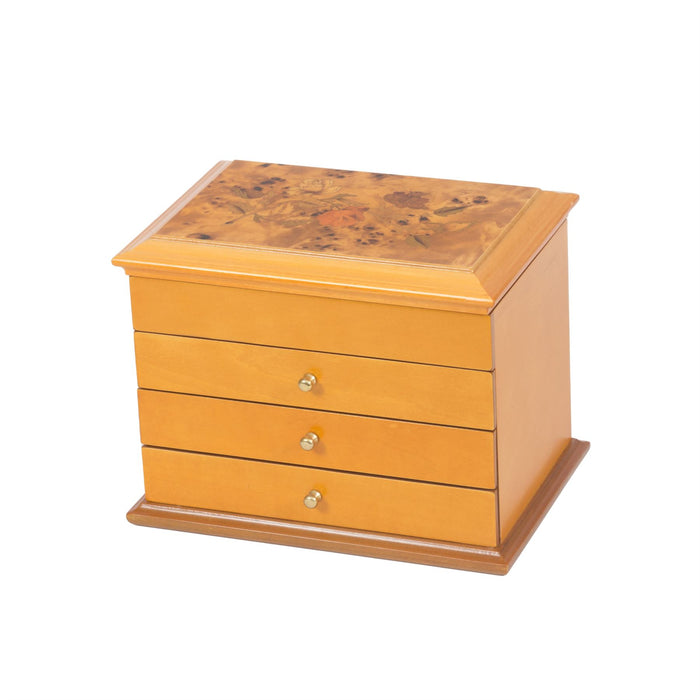 Mele & Co Carol Oriental Rose Upright Jewellery Box