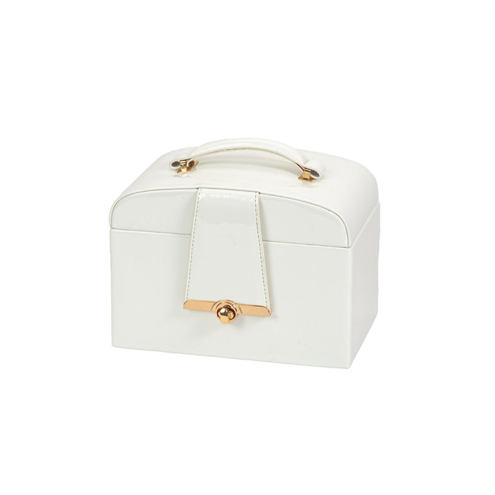 Mele & Co Jewellery Box Patent Finish Dome-Topped Jewel Case