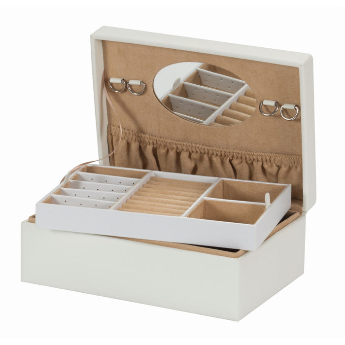 Mele & Co Classic Style Jewellery Box With Lift Out Tray Jewel Case