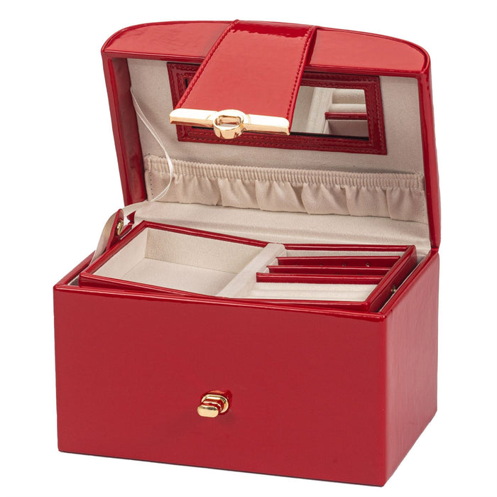 Mele & Co Jewellery Box Patent Finish Dome-Topped Jewel Case