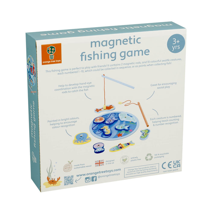 Orange Tree Toys Sea Life Magnetic Fishing Game