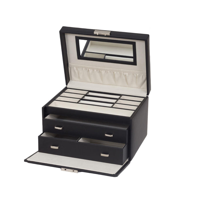 Mele & Co Portable Jewellery Box With Drop Down Front Jewel Case