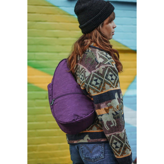 Healthy Back Bag Textured Nylon Small Handbag