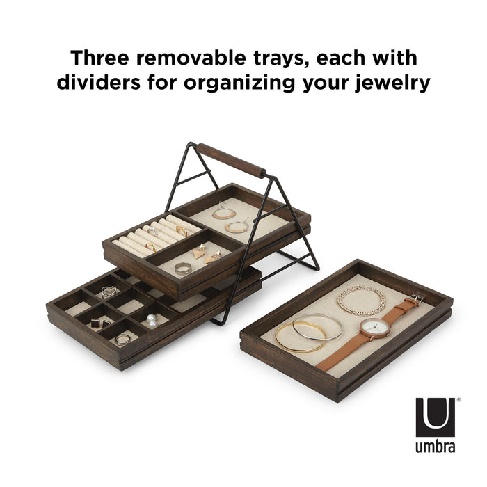 Umbra Terrace 3-Tier Jewellery Tray