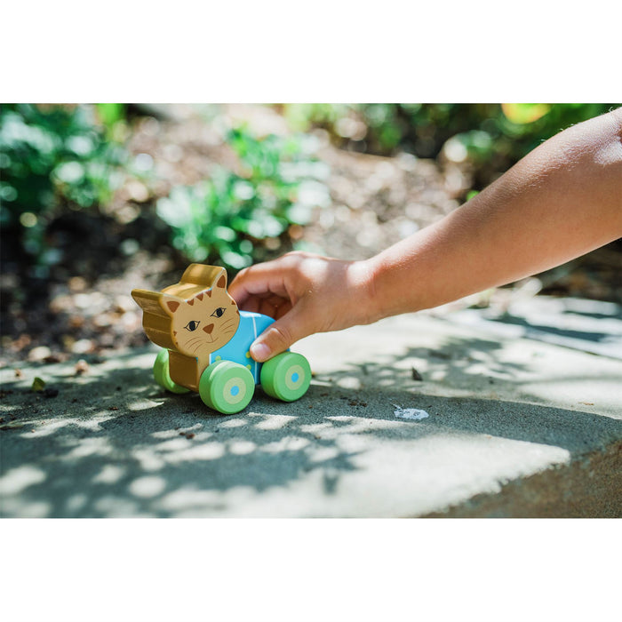 Orange Tree Toys Wooden Peter Rabbit First Push Along Toys