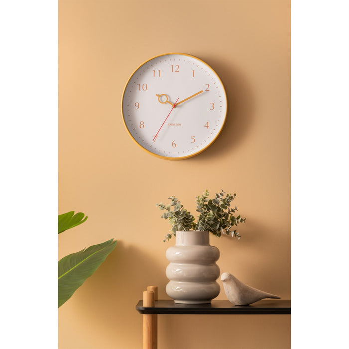 Karlsson Loupe PP Easy To Read Dial 30cm Wall Clock