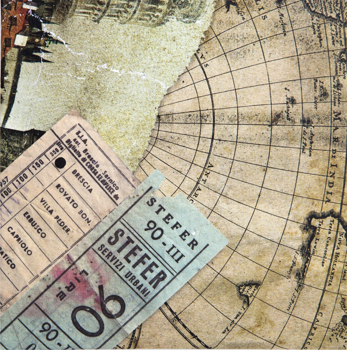 Kenro Old World Map Memo Album
