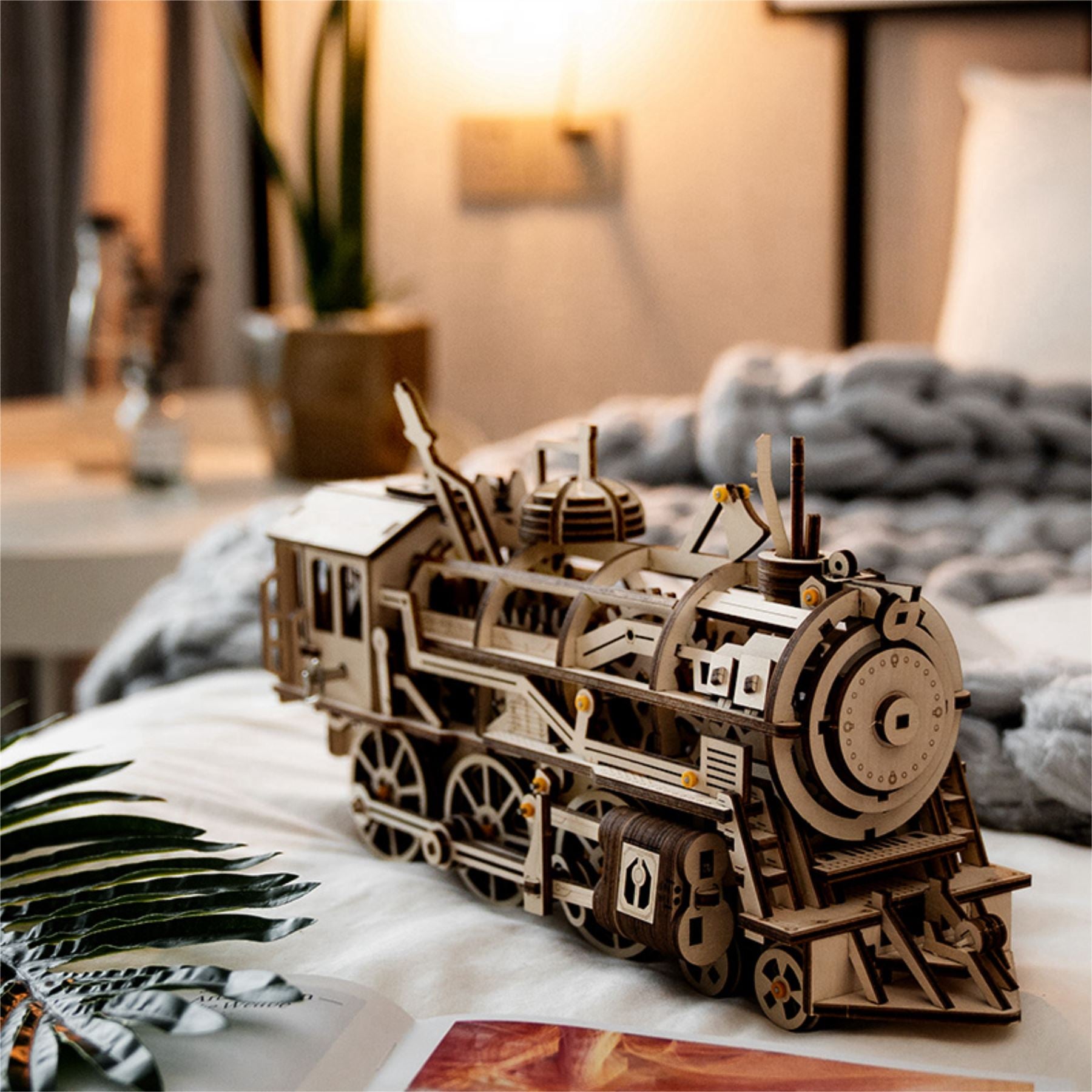 Robotime ROKR Locomotive Building Kit Aspen Of Hereford Ltd