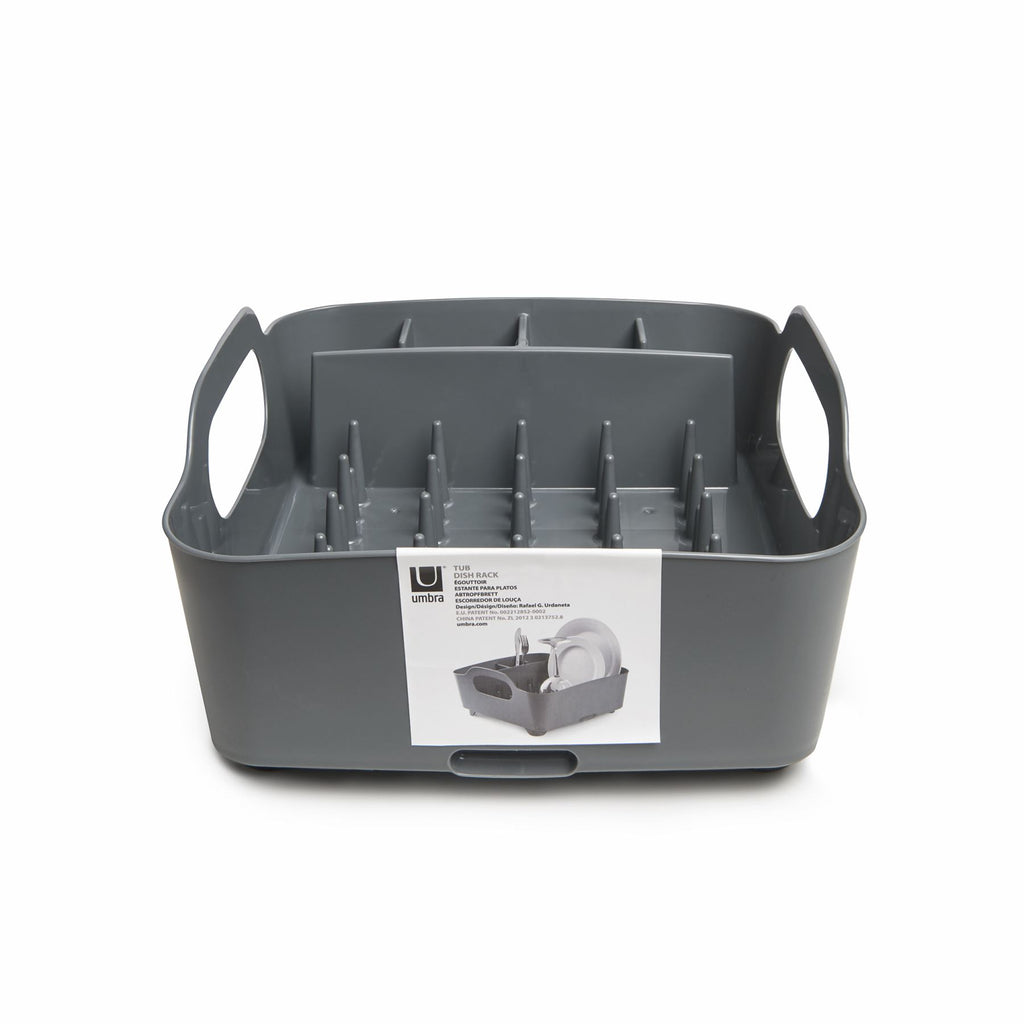 Umbra Tub Dish Rack - Smoke 330590-582