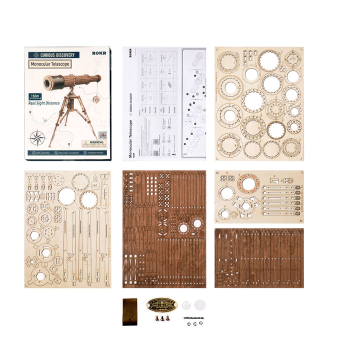 Robotime ROKR Monocular Telescope  Building Kit